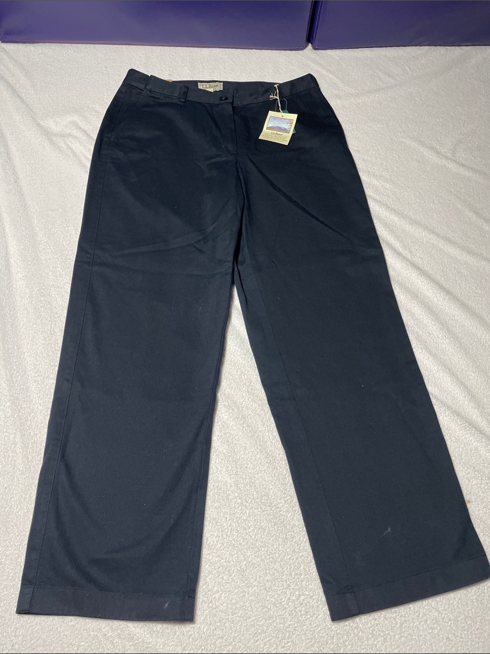 L.L. Bean Men's Black Straight Dress Pants